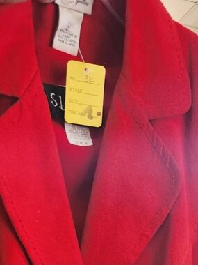Women's Red Tailored Suit